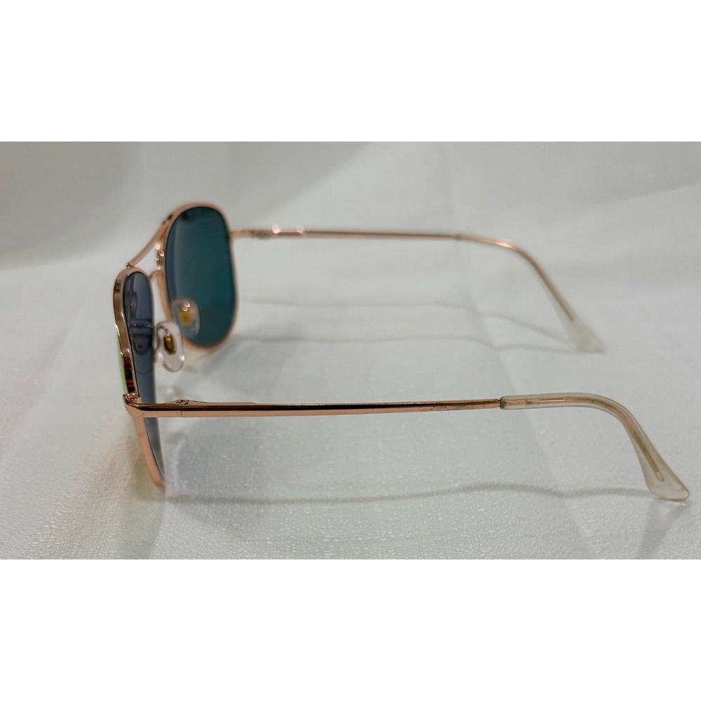 Pugs Rose Gold Aviator Sunglasses Pink Mirrored Lens Metal Frame - Picture 4 of 5